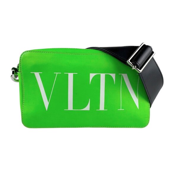 VALENTINO GARAVANI Black Leather Shoulder Bag - Picture 1 of 5